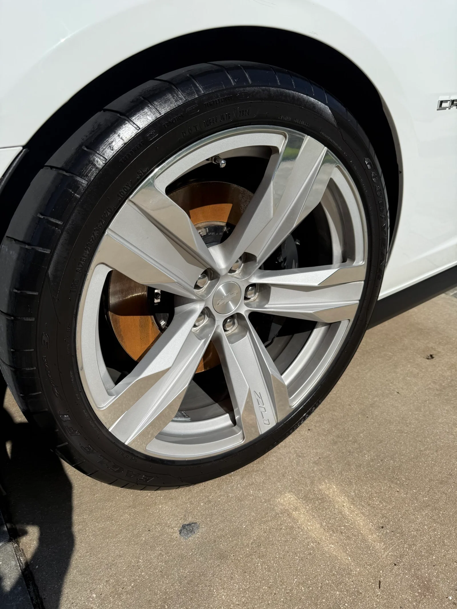 Wheel and tire clean